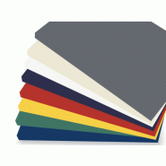 Plaque PVC gris clair - Réf. 11062010001 - 2000x1000 mm - Épaisseur de 0.01 mm à 4 mm
