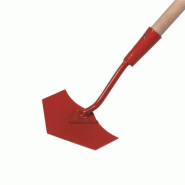 Ratissoire Forgée à Pousser Angulaire 18 cm - Emmanché Gouvy - Pour Allées et Potager