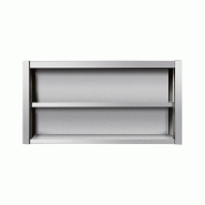 Skyrainbow Armoire murale suspendue en acier inoxydable, 60 x 40, sans porte - inox THWOR64