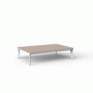 Table basse 120x80 PASADENA - blanc