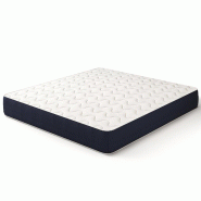 THE WHITE STONE Matelas ESSENTIAL 160 X 200 Waterfoam Hypoallergénique 12CM made in Italy - blanc multi-matériau ESSENTIALH12-160X200X12