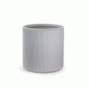 Vase En Résine Pour Plantes D'Intérieur Et D'Extérieur, Design Cylindrique Rond D.36X35H Modigliani Beige - beige plastique 8056157808930 Vase En Résine Pour Plantes D'Intérieur Et D'Extérieur, Design Cylindrique Rond D.36X35H Modigliani Beige - beige plastique 8056157808930