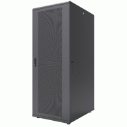 Baie serveur 19 pouces MHT268 avec porte perforée - 42U - 1200 (P) x 800 (L) x 2057 (H) - assemblée - noir - Bravour® Baie serveur 19 pouces MHT268 avec porte perforée - 42U - 1200 (P) x 800 (L) x 2057 (H) - assemblée - noir - Bravour®