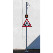 Balise clignotante intelligente EVOFLASH - Détection Doppler, solaire ou électrique, fixation universelle_1