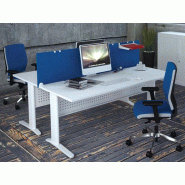 Bureau bench 2 personnes bois blanc france Bureau bench 2 personnes bois blanc france