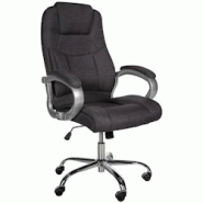CLP Fauteuil de bureau XL Apoll Tissu Gris foncé - gris textile 191690756 CLP Fauteuil de bureau XL Apoll Tissu Gris foncé - gris textile 191690756
