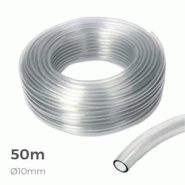 EDM Tuyau en verre transparent Ø Intérieur 10Mm Ø Extérieur 14Mm Rouleau 50M - 8425998742541 EDM Tuyau en verre transparent Ø Intérieur 10Mm Ø Extérieur 14Mm Rouleau 50M - 8425998742541