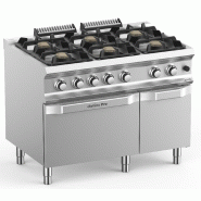 Feux vifs 6 feux MBM sur four gaz +1 placard DOMINA PRO 700