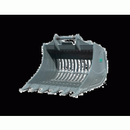 Godet cribleur Egli - Équipement pour pelle 10-34 t - Granulométrie sélectionnable Godet cribleur Egli - Équipement pour pelle 10-34 t - Granulométrie sélectionnable