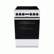 HISENSE Cuisinière Vitrocéramique 68l 4 Feux HEC5A11WG - blanc 3838782966293