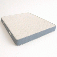 Matelas double français 140x190 Waterfoam orthopédique 21 cm, 2 cm mousse losangée, Classe 1, ergonomique & respirant, Made in Italy - multi-matér
