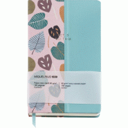 Miquelrius - Carnet de notes rigide 134 x 215 mm, 96 feuilles à pointillés 80 g/m², texture de qualité, design attrayant, ruban marqueur, feuilles