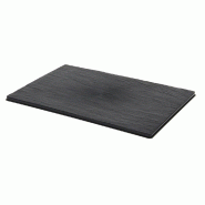 Planche à découper "Plastic noir" imitation ardoise 30x20cm - par 50