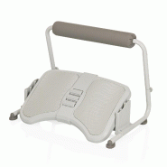Repose-pieds PODI FMW avec repose-jambes plastique gris clair hjh OFFICE - gris plastique 830129