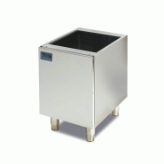 Soubassement inox avec armoire – 45 x 68 cm – Réf. AKS-SGS-D604D - AKS-SGS-D604D