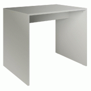 Table de présentation Vertigo gris alu 90x65x76cm