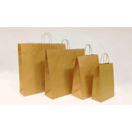 100 sacs kraft à poignée plates ou torsadée, kraft havane - blanc ou couleur - SKFTPTMR-DN13_0