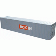 Conteneur maritime 40 pieds open top - Longueur 12m - Surface 66m3 -  idéale pour les équipements industriels, les matériaux lourds ou les objets hors gabarit