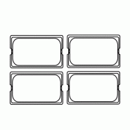 Couvercle gastronorme 1/4 26,5x16,2cm polycarbonate transparent
