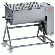 Diamond - Mélangeur à viande en inox 120 kg, piètement sur roues - réf. MCR-120P/N - gris inox AKS-MCR-120P/N Diamond - Mélangeur à viande en inox 120 kg, piètement sur roues - réf. MCR-120P/N - gris inox AKS-MCR-120P/N