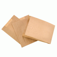 ECOLOMIQUE - 250 Pcs - Sac kraft brun ingraissable - 14 x 7 x 21 cm, tout usage - marron papier NVS210SGR6