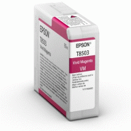 EPSON Encre magenta vif 80,0 ml SC P800 - C13T85030N