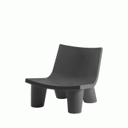 Fauteuil LOW LITA de SLIDE - gris éléphant