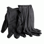 Gant Black Mamba nitrile noir Std - Boîte de 100 TAILLE XL - 9/10 - 10 noir Nitrile 3283159046441