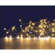 Guirlande Flicker Light 680 leds blanc chaud + 120 blanc pur flash 18m