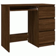 Helloshop26 - Bureau table poste de travail meuble d'ordinateur informatique étude chêne 90 x 45 x 76 cm bois d'ingénierie brun 02_0023627 - 300021 Helloshop26 - Bureau table poste de travail meuble d'ordinateur informatique étude chêne 90 x 45 x 76 cm bois d'ingénierie brun 02_0023627 - 300021