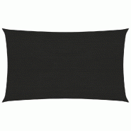 Helloshop26 - Voile d'ombrage 160 g/m² noir 4 x 7 m PEHD 02_0009217 - noir 3000497882728