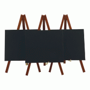 Mini trépiedé ardoise table + feutre craie 15x24 cm