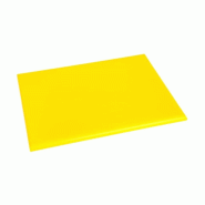 Petite planche à découper haute densité jaune | Hygiplas - HC868 Petite planche à découper haute densité jaune | Hygiplas - HC868