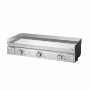 Plancha électrique lisse en CHROME - L1000 | Mainho - MAX-100EMC