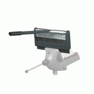 Plieuse mini pour étau d'établi largeur du travail 320 mm épaisseurs jusque 1 mm en acier lame supérieure segmentée Optimum FP30