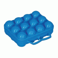 ALUMINIUM ET PLASTIQ Boîte oeufs 12 cases bleu - 035-1035658