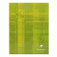 Clairefontaine Lot de 5 Cahier Metric 17x22, 192p./96 feuilles 90 g/m² brochure rembordée rigide, quadrillé 5x5 - 3329680984200