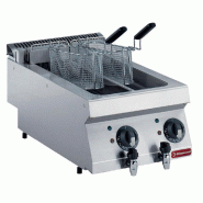 Friteuse professionnelle electrique 2x5 litres -a poser- - PE17/F2V54T-N