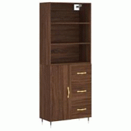 Helloshop26 - Buffet bahut commode armoire meuble de rangement organisateur cuisine salle de séjour salon haut 69,5 x 34 x 180 cm 02_0033896 - 300021 Helloshop26 - Buffet bahut commode armoire meuble de rangement organisateur cuisine salle de séjour salon haut 69,5 x 34 x 180 cm 02_0033896 - 300021