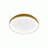 Plafonnier Krizia P/M 38W 3200Lm 3000K En Aluminium Or Brossé - Plafonnier Led À Lumière Directe Dimmable - Gea Luce - doré KRIZIA P/M 3000K - ORO
