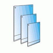 Pochette verticale A4 ou A5 - Portrait ou Paysage - Support Magnétique ou Adhésif_0