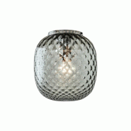 ROSSINI ILLUMINAZIONE Plafonnier Oban Chromé Avec Ballonton En Verre Soufflé À La Bouche Effet Huile - Plafonnier E27 75W - Groupe Rossini - OBA202