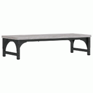 Support de moniteur table meuble bureau sonoma 55 x 23 x 14 cm bois d'ingénierie gris 02_0045000 - gris métal 3000220469806