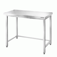 Table de travail en inox Bar 1000x700 mm avec renfort PREMIUM - GOLDINOX - gris inox 3701770831791