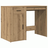VidaXL Bureau chêne artisanal 100x49x75 cm bois d'ingénierie Modèle Milan Nordique - 857100_0