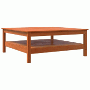 VidaXL Table basse cire marron 100x100x40 cm bois massif de pin Modèle Montmartre Royale - 844470