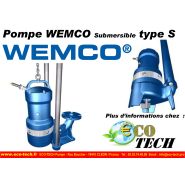 Wemco submersibles  type s  - pompe centrifuge et pièces de rechange garniture