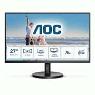 AOC Q27B3MA LED display 68,6 cm (27") 2560 x 1440 pixels Quad HD Noir AOC Q27B3MA LED display 68,6 cm (27") 2560 x 1440 pixels Quad HD Noir