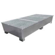 Bac de rétention acier 1000L Ecospill OPBS8 Bac de rétention acier 1000L Ecospill OPBS8