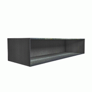 Coffre en tôle - L1196xP400xH255mm - used
